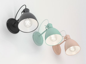wall luminaire eglo priddy 49468 priddy-p 49096 49085 3D Model