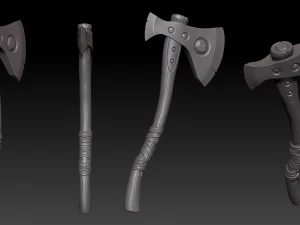 axe rare nordic 3D Model