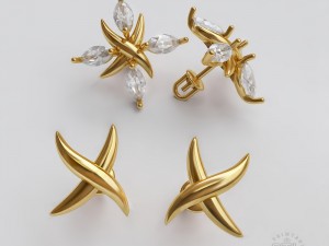 x earrings 3D Принт Модель