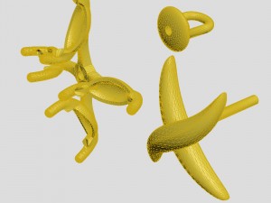 x earrings 3D Принт Модель