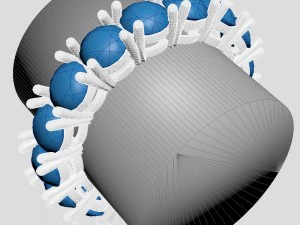 diamond line ring 3D Print Model