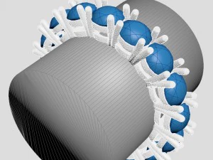diamond line ring 3D Print Model