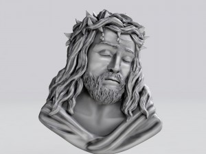 jesus representation of face 3D प्रिंट मॉडल