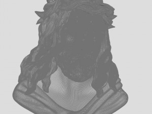 jesus representation of face 3D प्रिंट मॉडल
