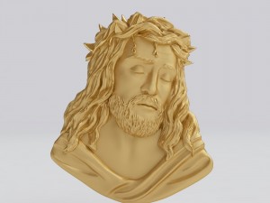 jesus representation of face 3D 프린트 모델