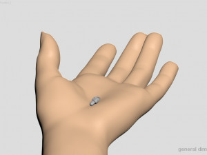 head of ukrainian man with hair 3D 打印模型
