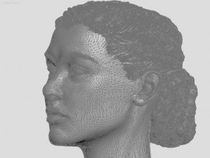 set of heads with hair 3D Print Model