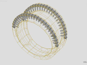 패턴이 없는 반지 3D 프린트 모델