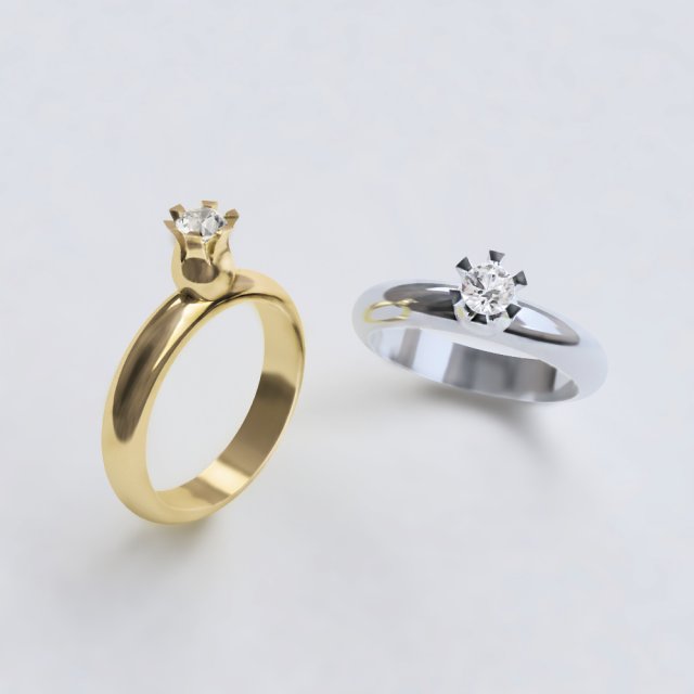 tulip ring Model Cetak 3D .c4d .max .obj .3ds .fbx .stl .blend 