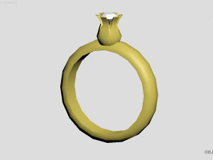 tulip ring Model Cetak 3D