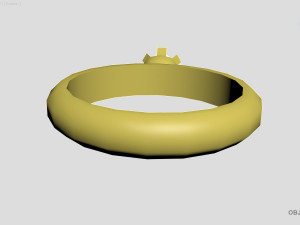 tulip ring Model Cetak 3D