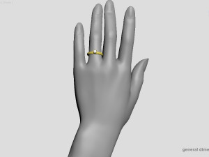 tulip ring Model Cetak 3D
