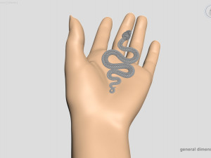 snake Model 3D
