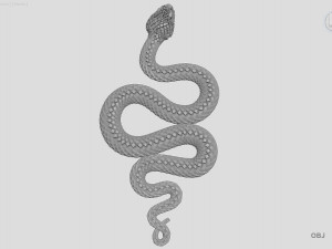 snake Model 3D