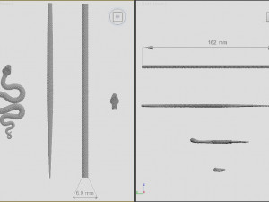 snake Model 3D