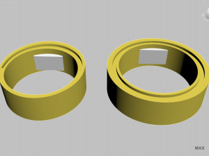 wedding rings 3D Print Model