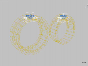 wedding rings 3D Print Model