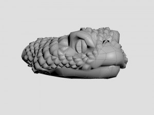 snake head 1 - best for jewelry 3D प्रिंट मॉडल