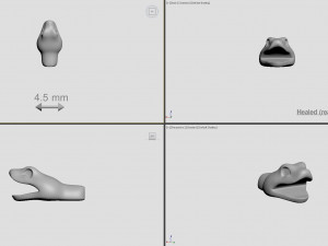 snake head 2 - best for jewelry Modelo de Impressão 3D