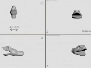 snake head 2 - best for jewelry 3D Print Model