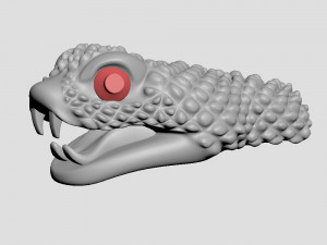 snake head 3 - best for jewelry 3D प्रिंट मॉडल