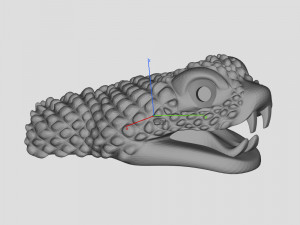 snake head 3 - best for jewelry 3D प्रिंट मॉडल