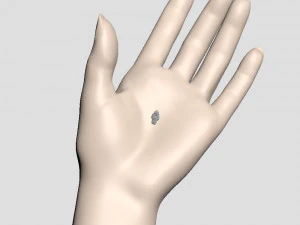 スネークヘッド 3 - ジュエリーに最適 3Dプリントモデル