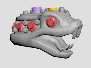 snake head 4 - best for jewelry Model Cetak 3D