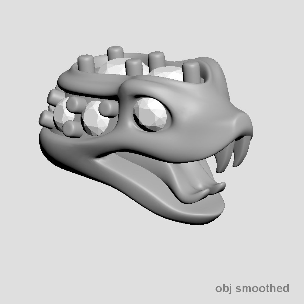 Snake Head 4 Best For Jewelry 3d Model In Other 3dexport
