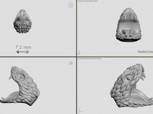 snake head 5 - best for jewelry 3D प्रिंट मॉडल