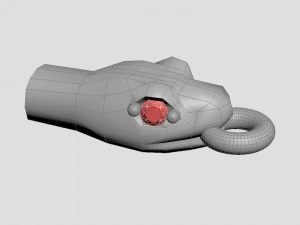 snake head 6 - best for jewelry 3D Print Model