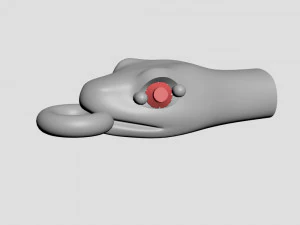 snake head 6 - best for jewelry 3D Print Model