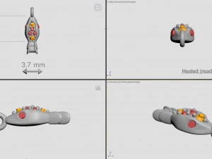 snake head 7 - best for jewelry 3D Print Model