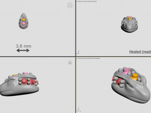 snake head 8 - best for jewelry Modelo de impresión 3D