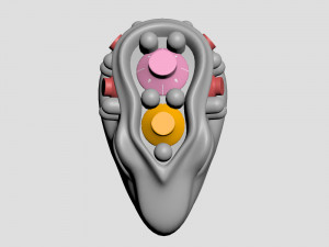 snake head 8 - best for jewelry Modelo de impresión 3D