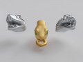 8 snake heads - best for jewelry Model Cetak 3D