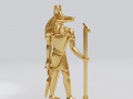 egyptian god - anubis - excellent for jewelry 3D Print Model