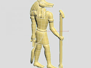 egyptian god - anubis - excellent for jewelry 3D Print Model