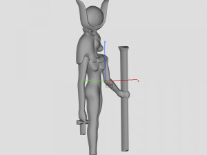 egyptian goddess -hathor - excellent for jewelry model 3D Print Model