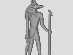 egyptian gods - hathor and anubis - excellent for jewelry 3D Print Model