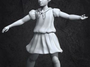 stalingrad fountain - children s round dance Modello di stampa 3D