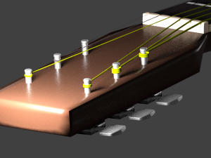 guitar 3D 모델