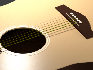 guitar 3D Модель