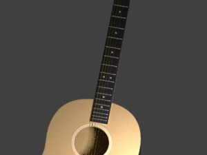 guitar 3D Модель