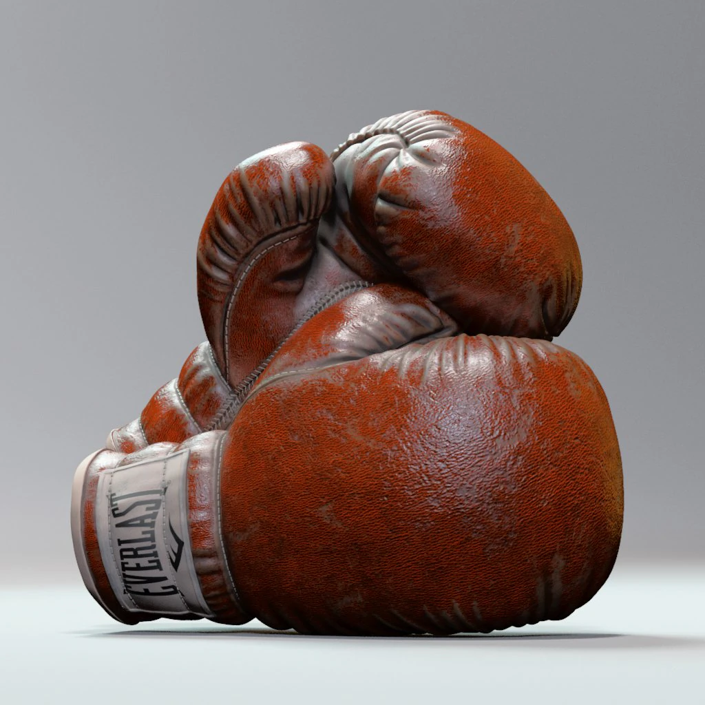 everlast realistic boxing gloves 3D Model .c4d .max .obj .3ds .fbx .stl .blend 