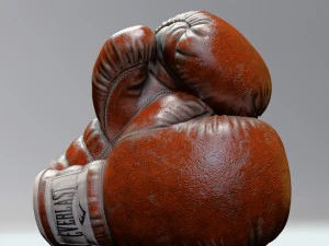 Everlast реалистичные боксерские перчатки 3D Модель