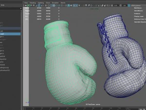 everlast realistic boxing gloves 3D Model