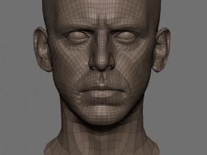 realistic male head sculpt of dan stevens 3D Model