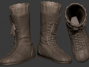 everlast realistic boxing shoes low-poly 3D Model