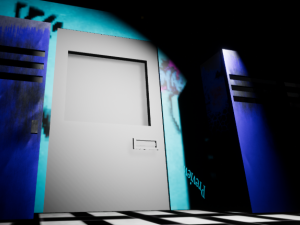 abandoned iron door 3D Model